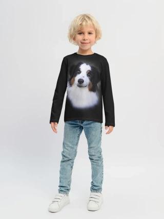 Детский лонгслив / Собака