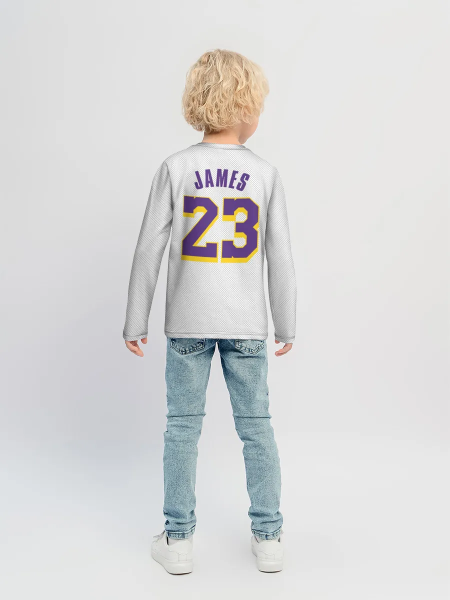 Детский лонгслив / James 18-19 third LA Lakers