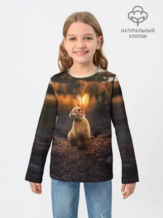 Детский лонгслив / Солнечный зайчик