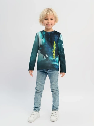 Детский лонгслив / Cyberpunk 2077