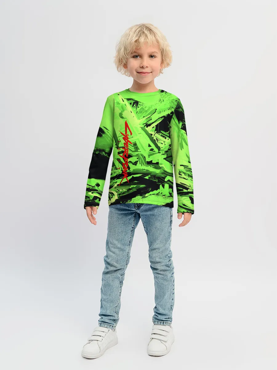 Детский лонгслив / Cyberpunk 2077