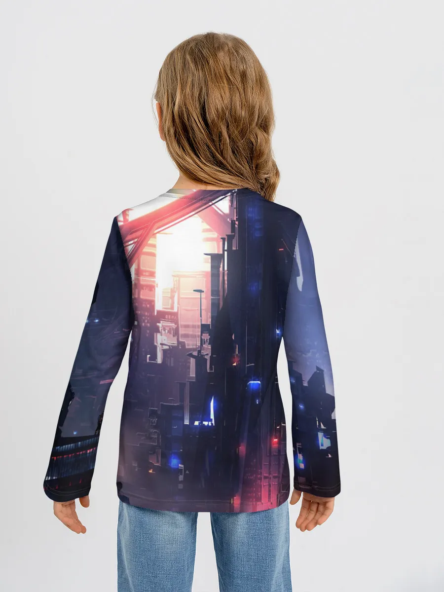 Детский лонгслив / Cyberpunk 2077