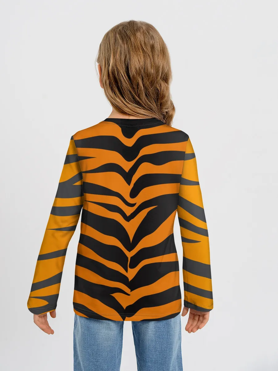 Детский лонгслив / Тигр