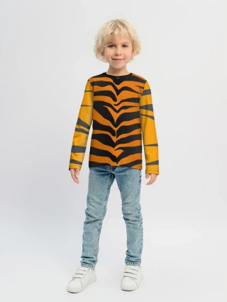 Детский лонгслив / Тигр