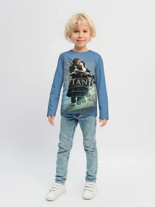 Детский лонгслив / Титаник постер