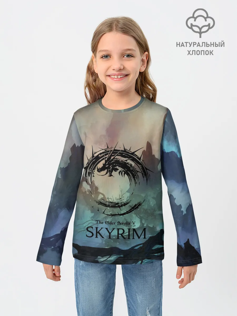 Детский лонгслив / The Elder Scrolls SKYRIM