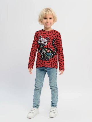 Детский лонгслив / Мексиканская Сахарная Кошка