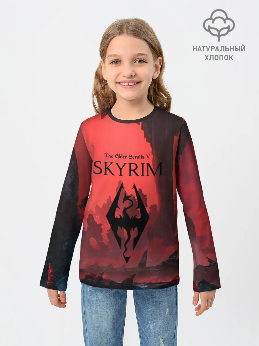 Детский лонгслив / The Elder Scrolls SKYRIM