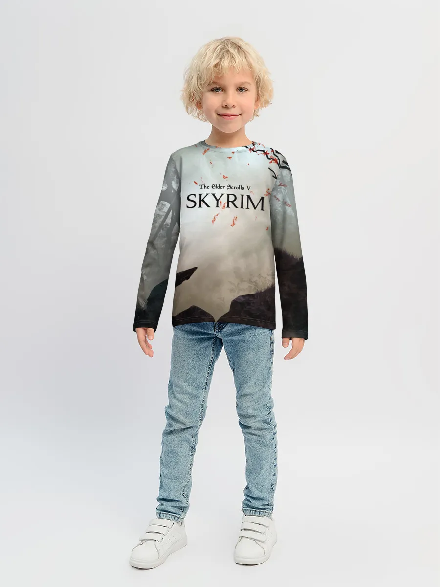 Детский лонгслив / The Elder Scrolls SKYRIM 5