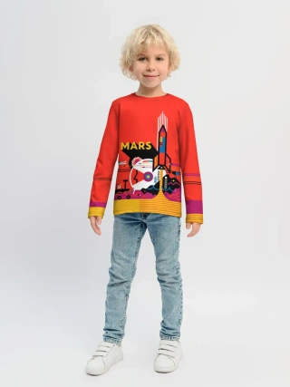 Детский лонгслив / Марс