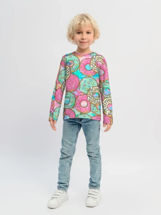 Детский лонгслив / Сладкие Пончики