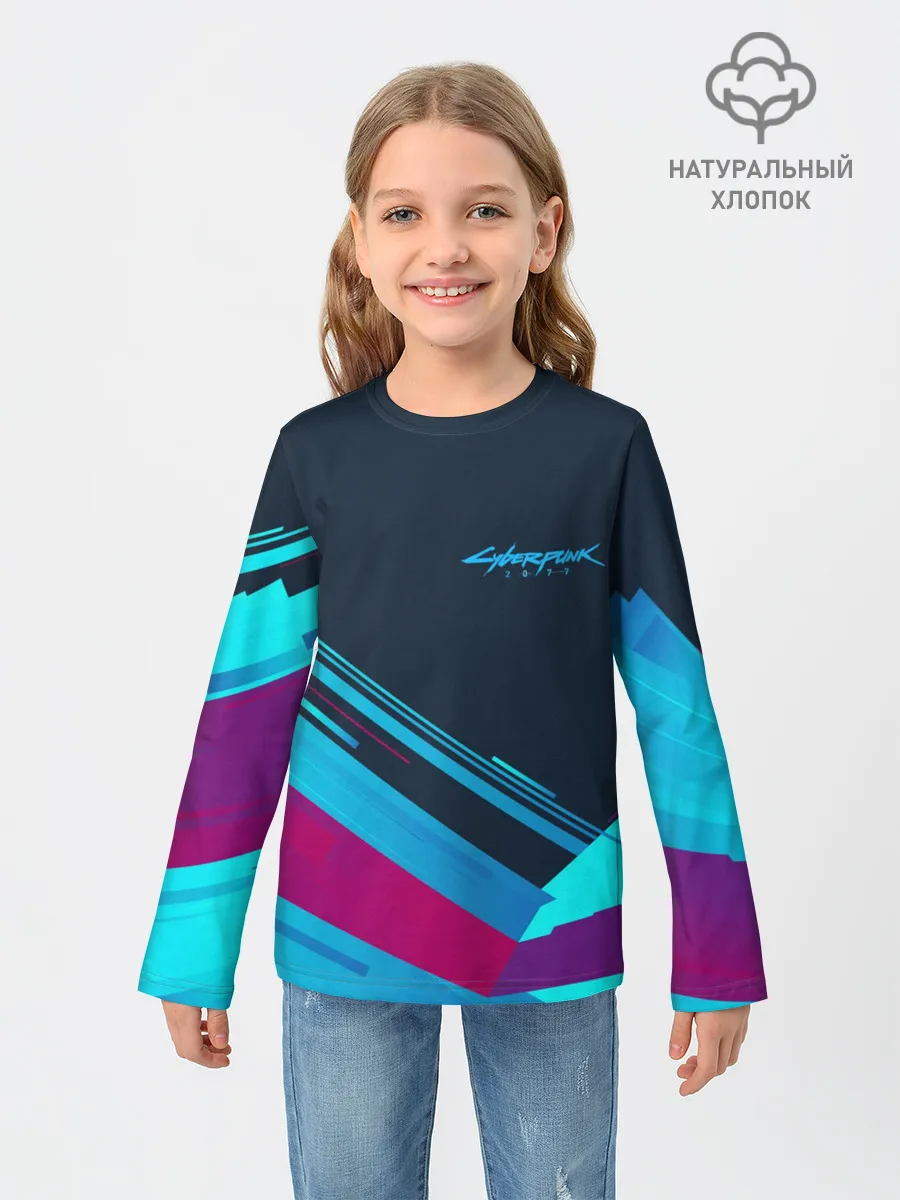 Детский лонгслив / CYBERPUNK 2077