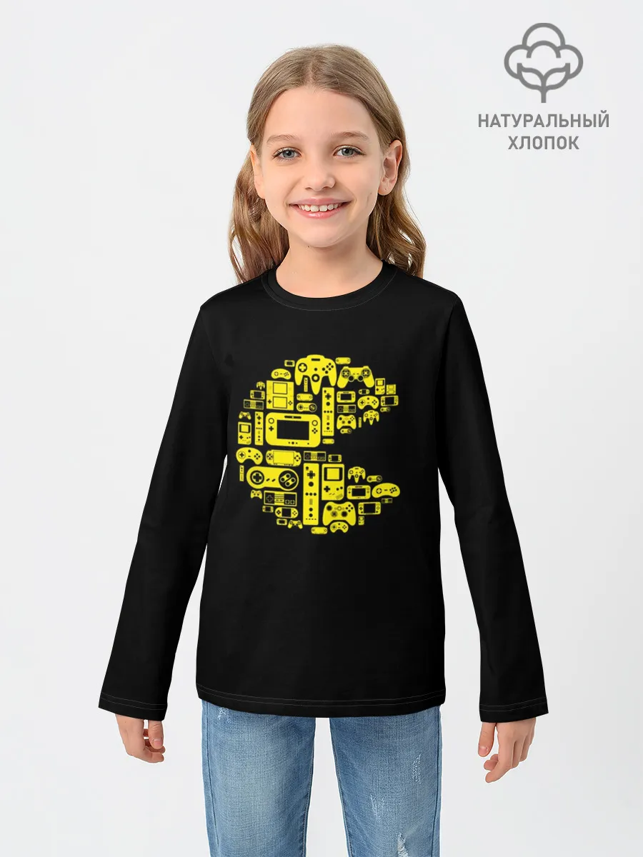Детский лонгслив / Pac-Man