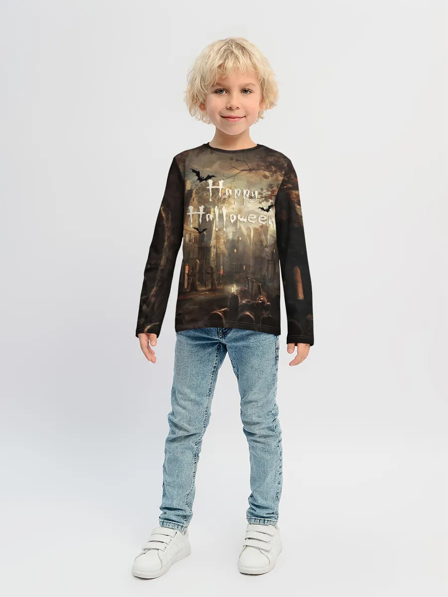 Детский лонгслив / Halloween