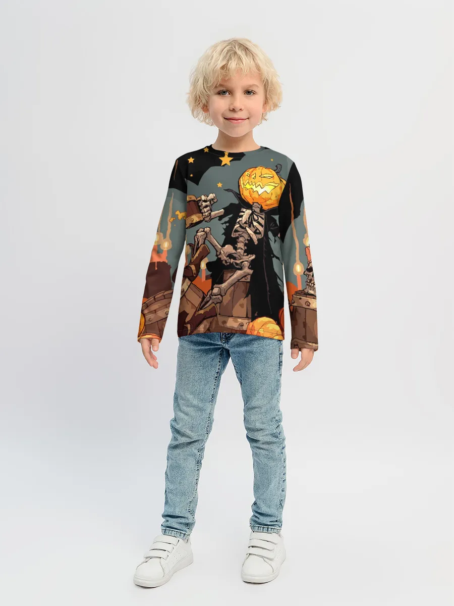 Детский лонгслив / Halloween