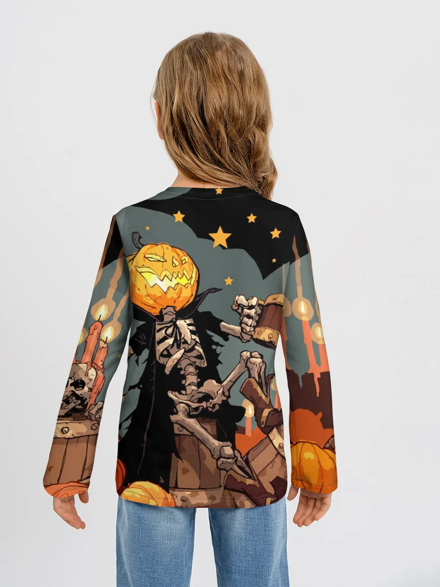 Детский лонгслив / Halloween