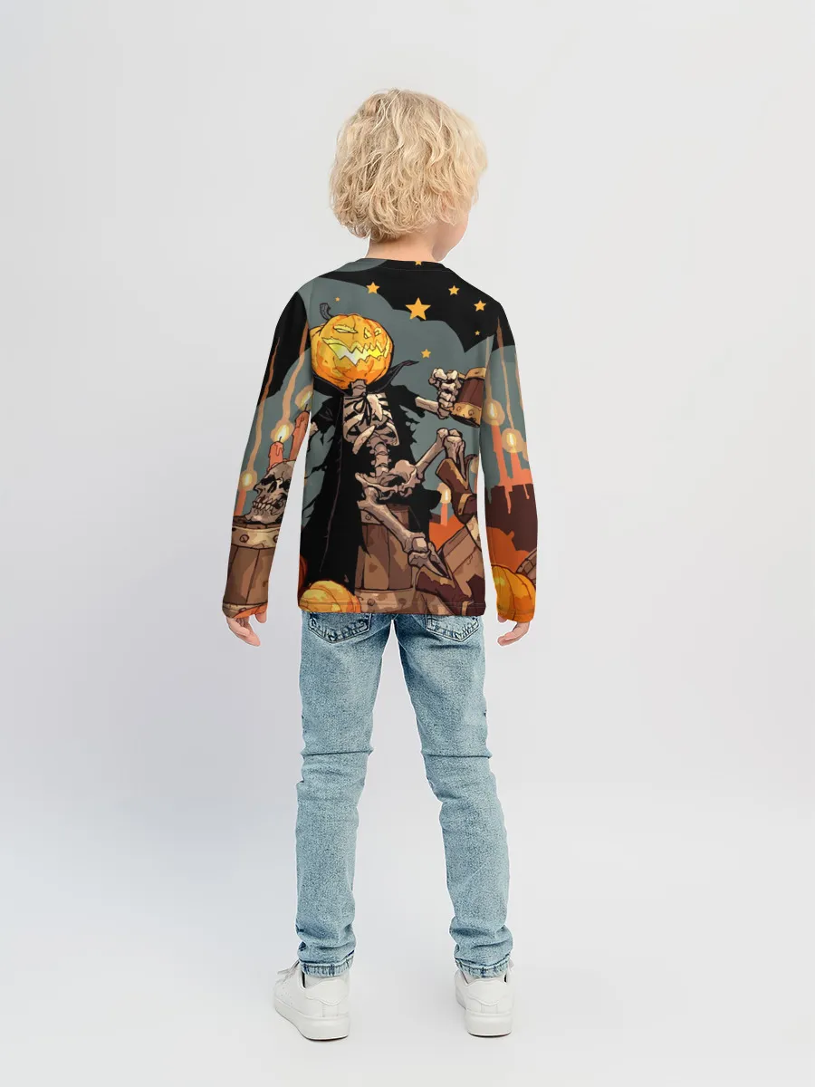Детский лонгслив / Halloween