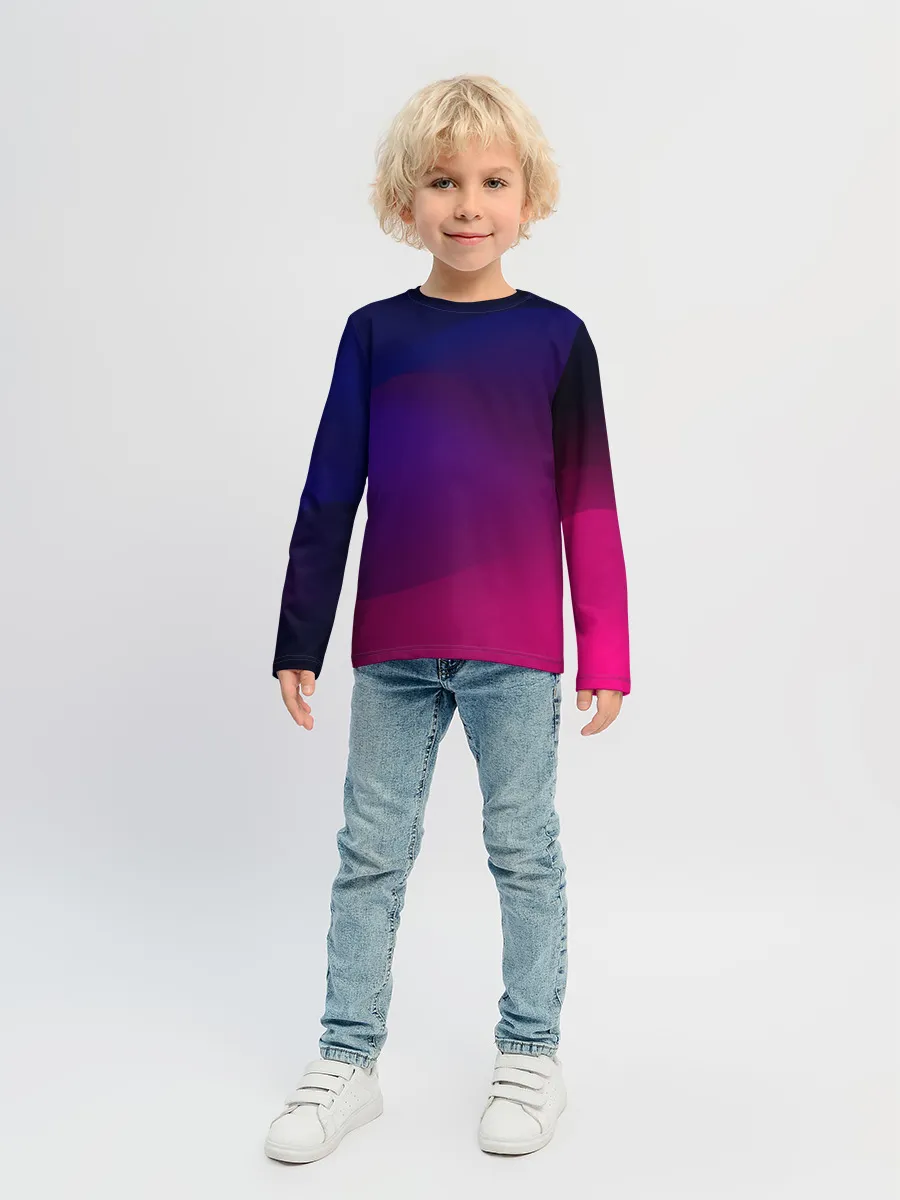 Детский лонгслив / Abstract simple colors