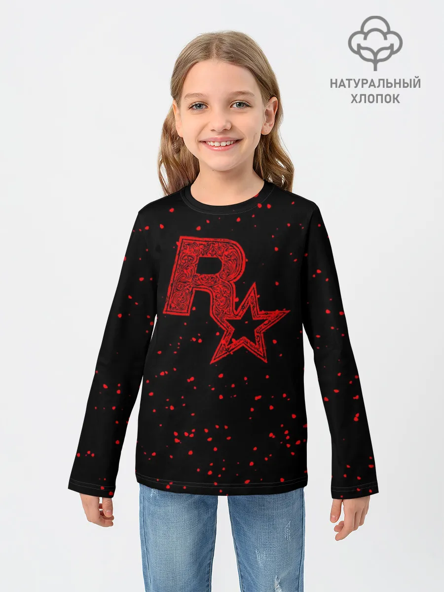 Детский лонгслив / Rockstar