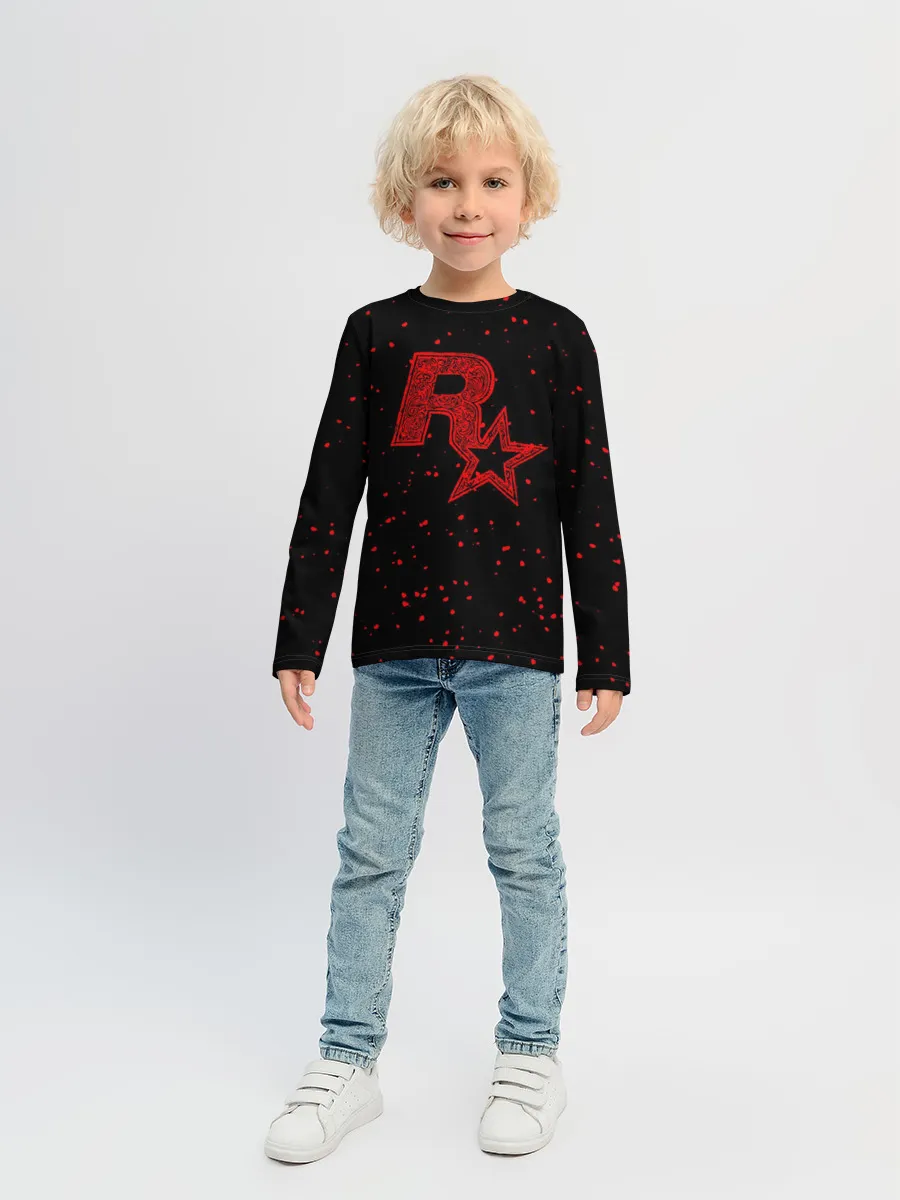 Детский лонгслив / Rockstar