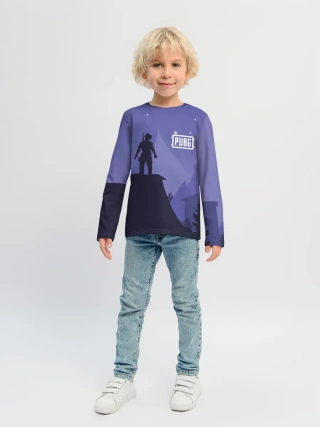 Детский лонгслив / Ночной PUBG