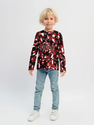 Детский лонгслив / SlipKnot камуфляж