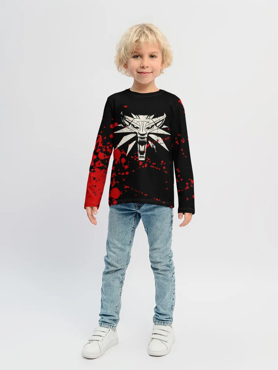 Детский лонгслив / The Witcher Blood