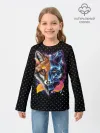 Детский лонгслив / Super Space Fox