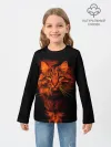 Детский лонгслив / Рыжий кот