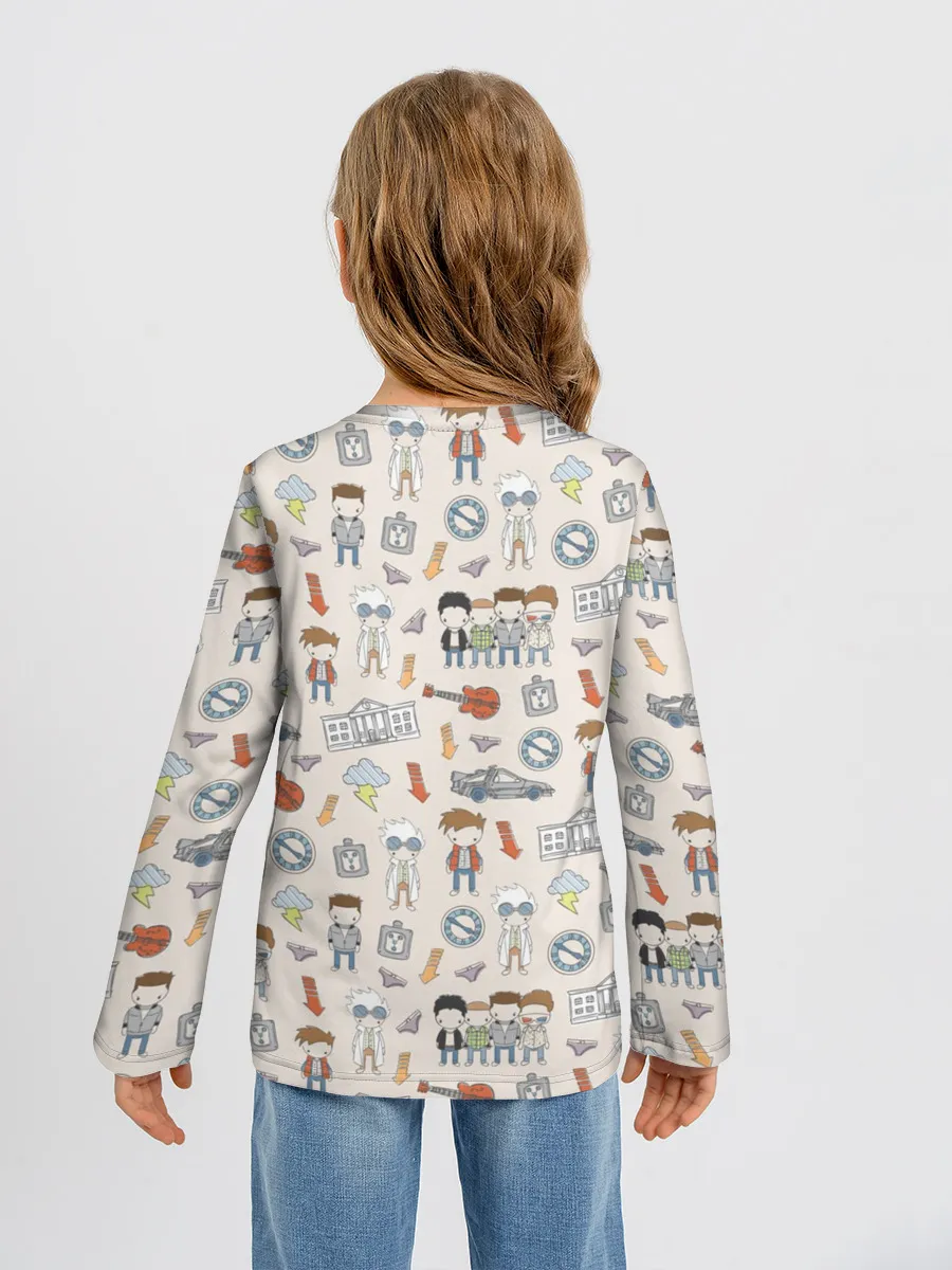 Детский лонгслив / Back to the future_5