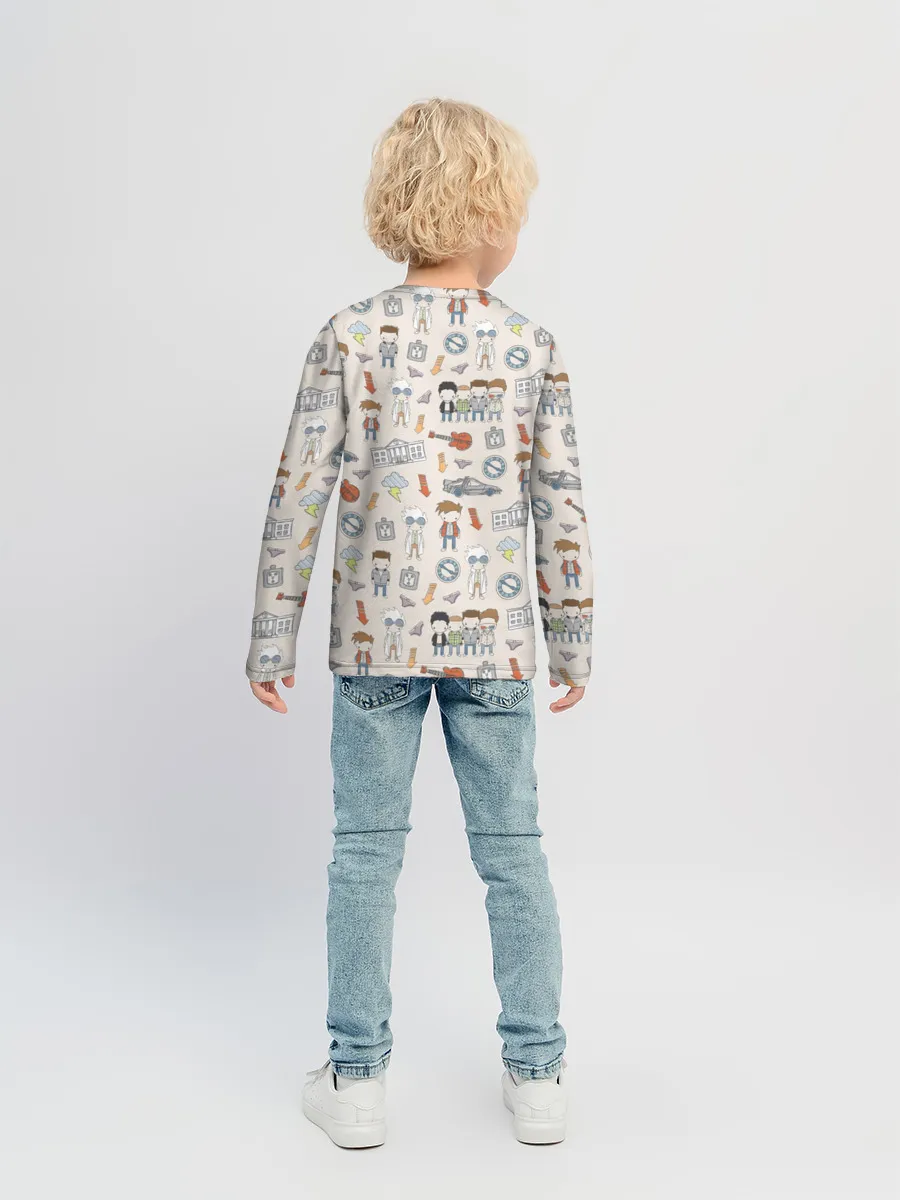 Детский лонгслив / Back to the future_5