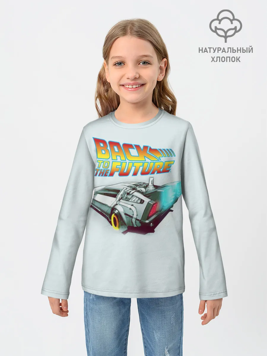 Детский лонгслив / Back to the future_4