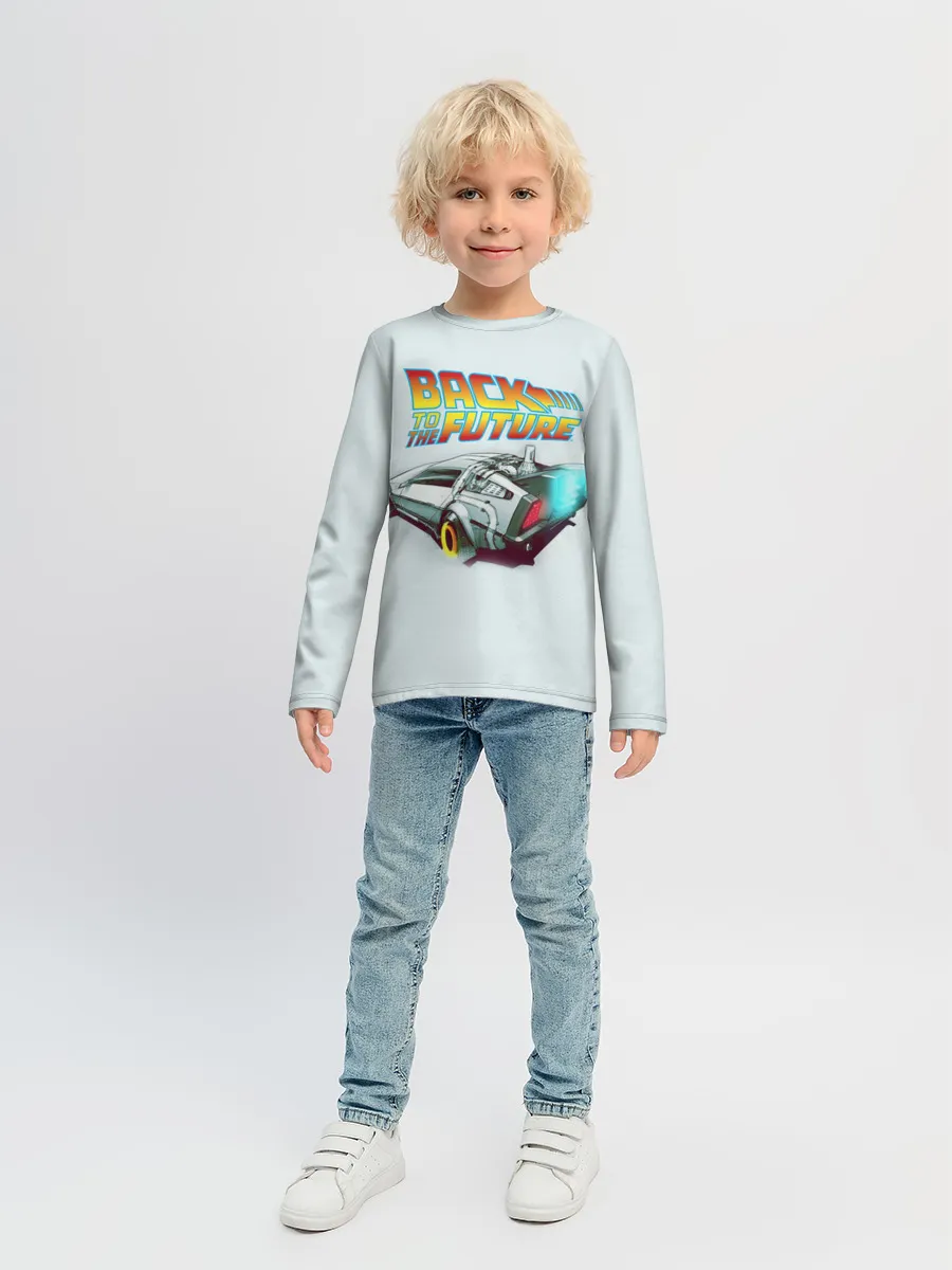 Детский лонгслив / Back to the future_4
