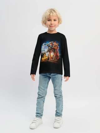 Детский лонгслив / Back to the future