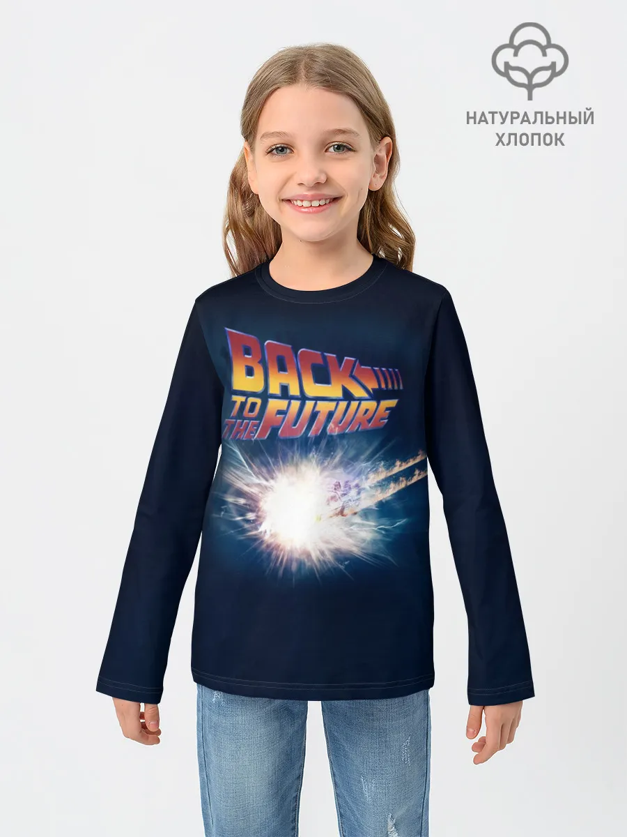Детский лонгслив / Back to the future_8