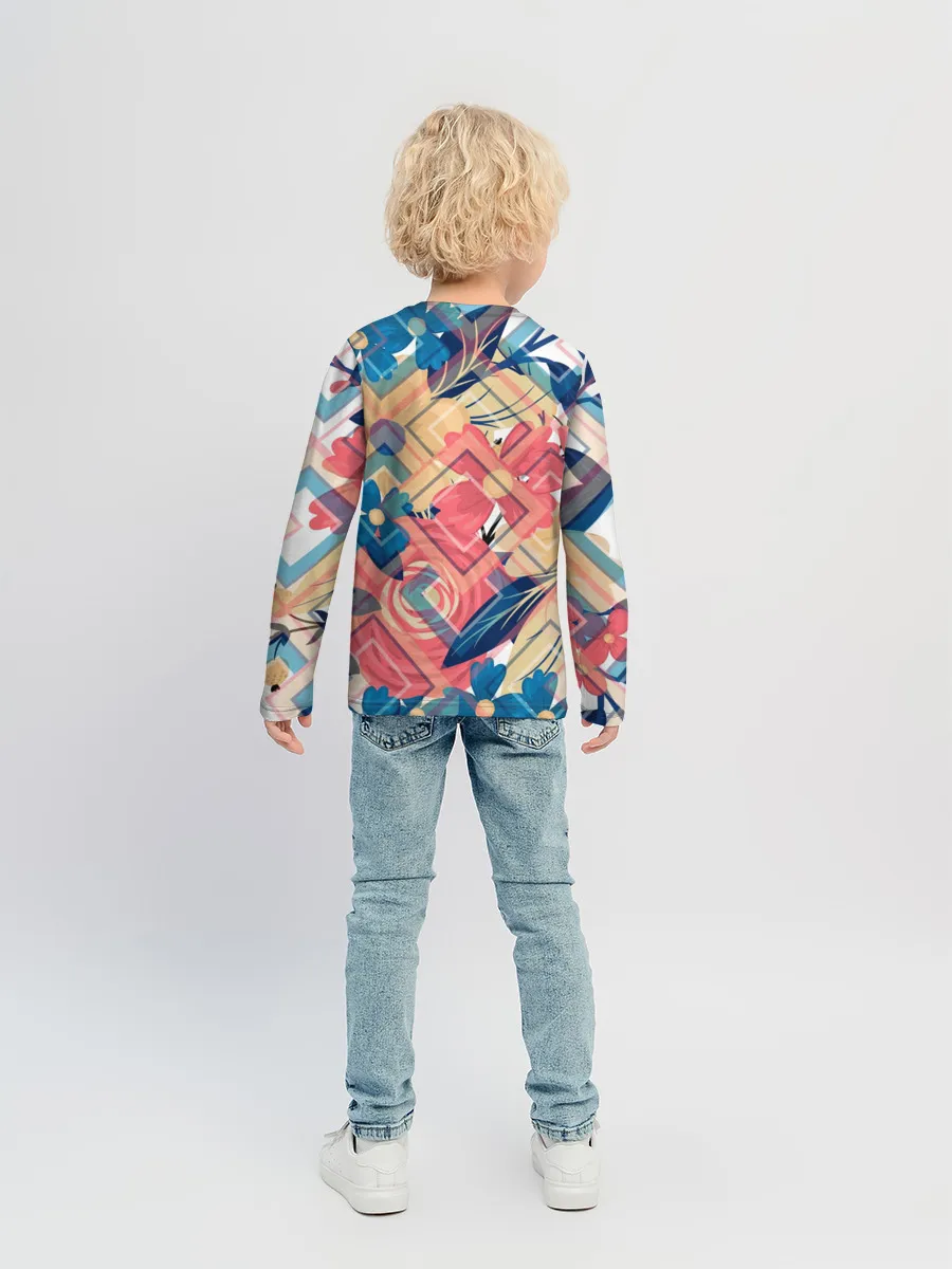 Детский лонгслив / Абстракция