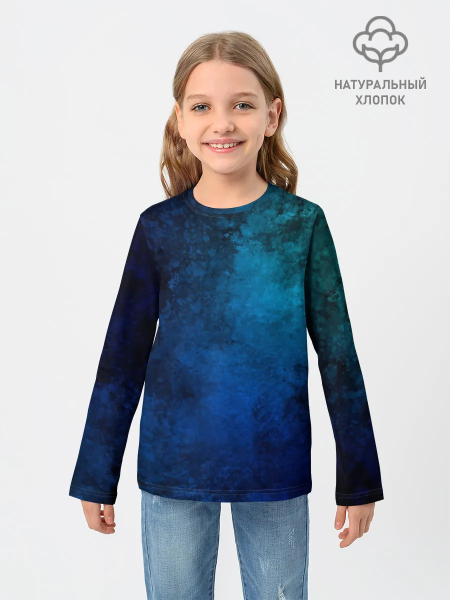 Детский лонгслив / Абстракция