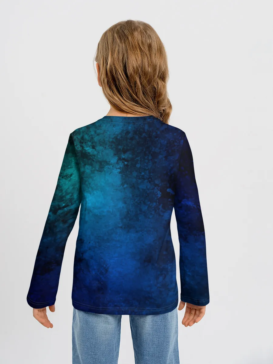 Детский лонгслив / Абстракция
