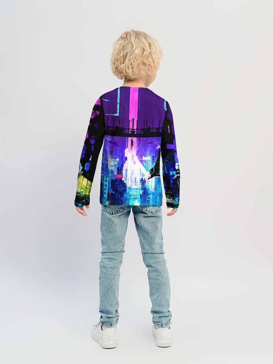 Детский лонгслив / CYBERPUNK