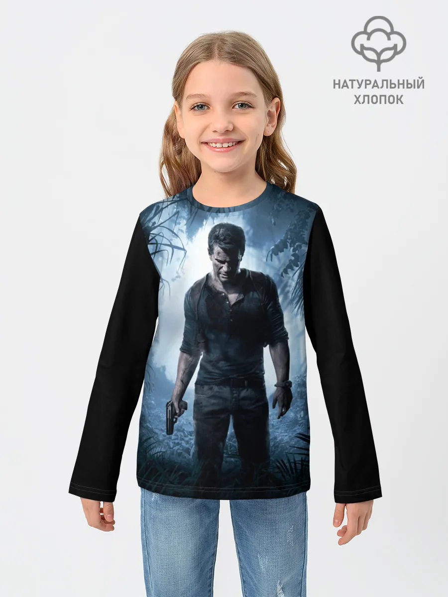 Детский лонгслив / Uncharted 4