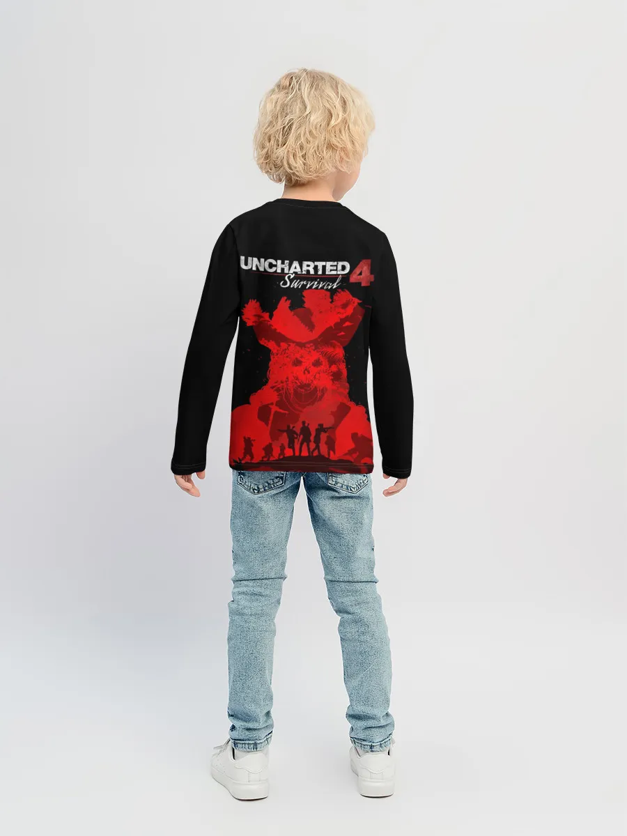 Детский лонгслив / Uncharted 4