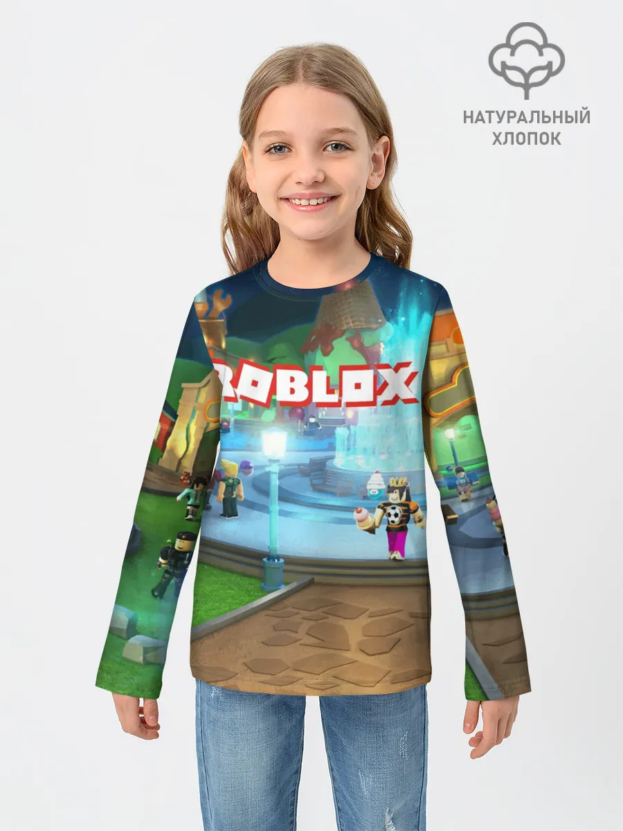 Детский лонгслив / ROBLOX
