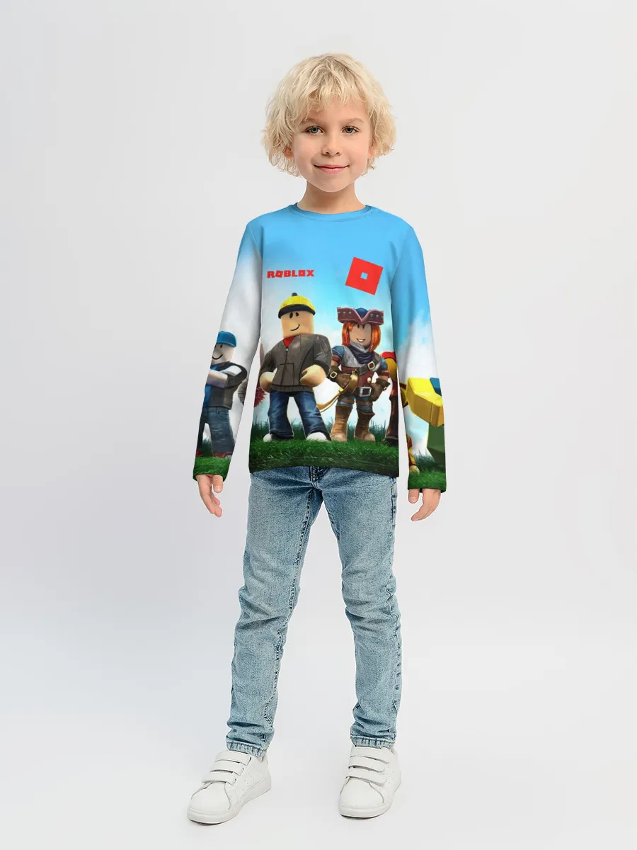 Детский лонгслив / ROBLOX