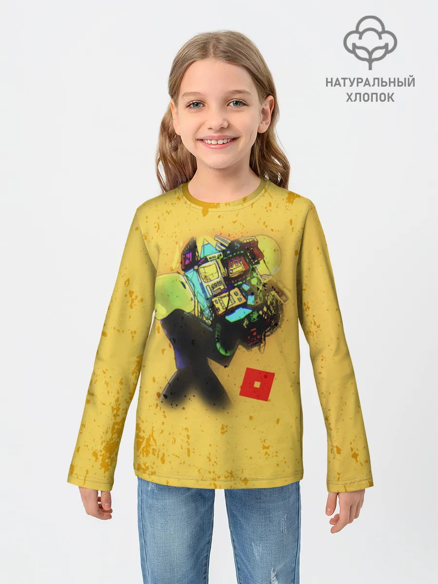 Детский лонгслив / ROBLOX Grunge ART