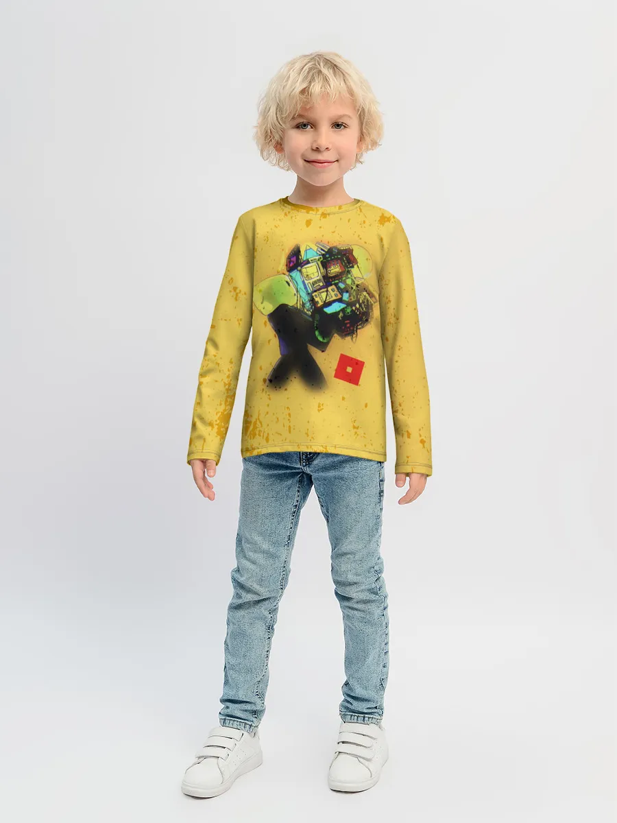Детский лонгслив / ROBLOX Grunge ART