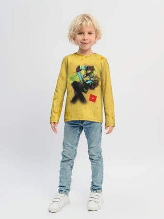 Детский лонгслив / ROBLOX Grunge ART