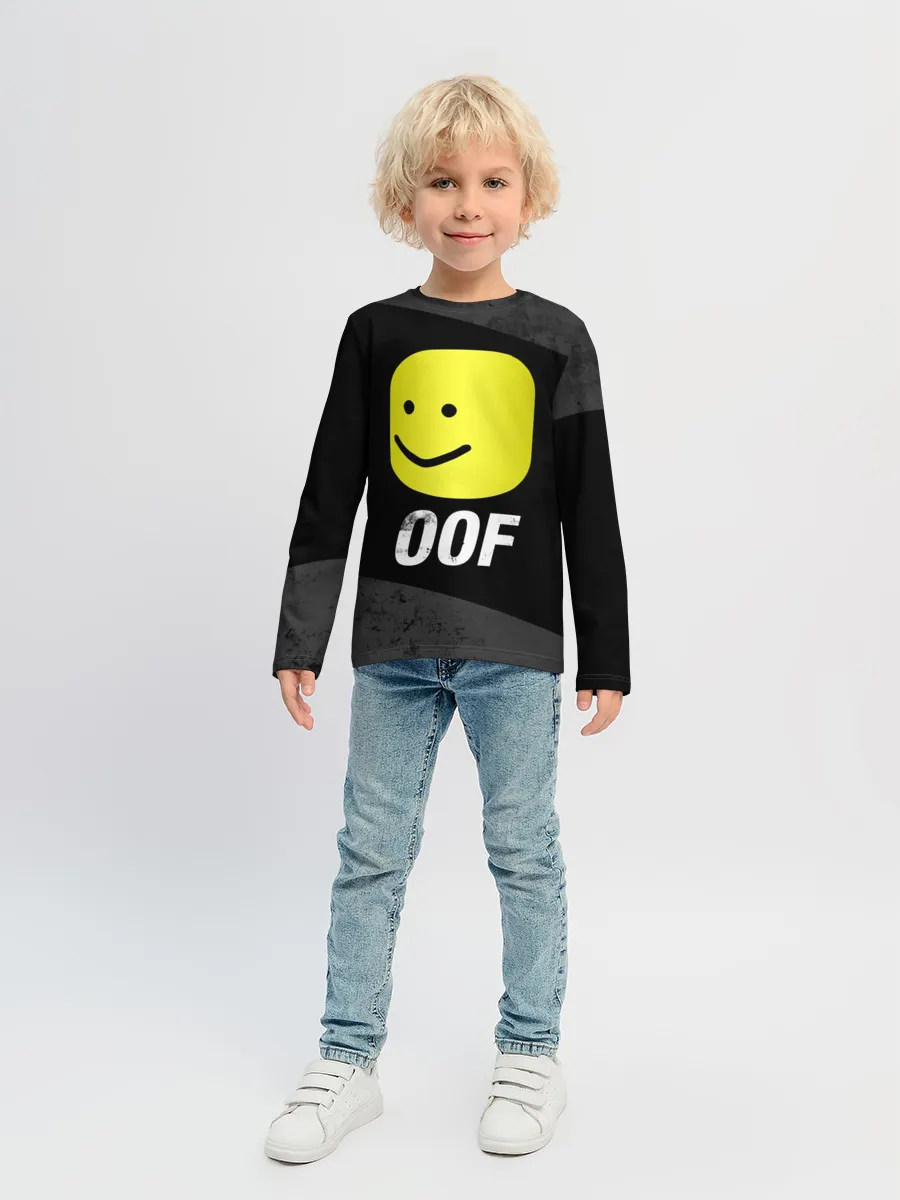 Детский лонгслив / Roblox OOF Мем