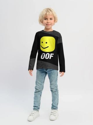 Детский лонгслив / Roblox OOF Мем