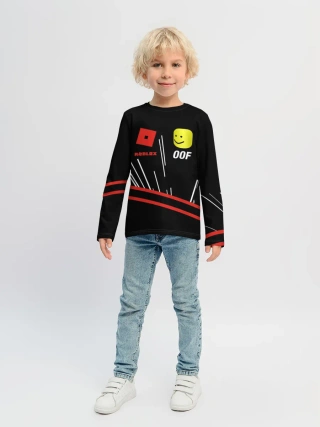 Детский лонгслив / Roblox OOF Meme