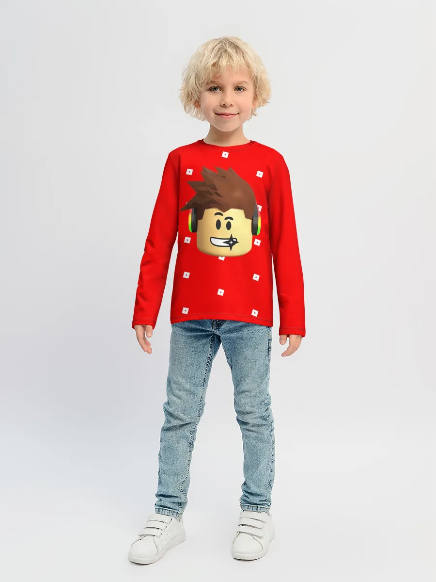 Детский лонгслив / ROBLOX Head
